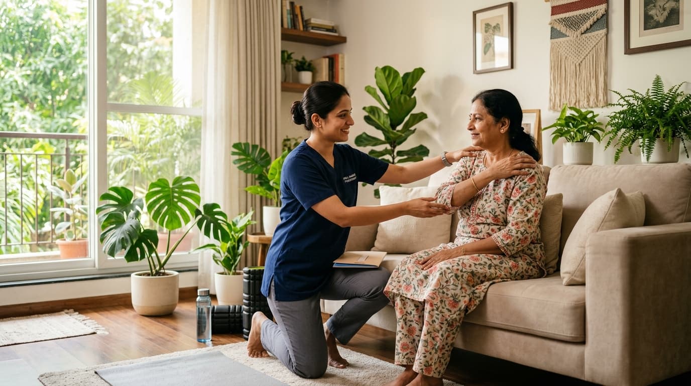 Home Visit Physiotherapy Charges in Thane, Mulund & Powai — Complete 2026 Price Guide